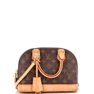 Louis Vuitton Alma Handbag Canvas Bb #224148L18B